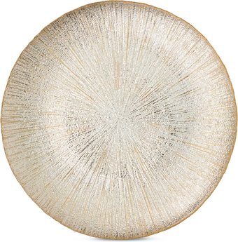 Тарелка обеденная Akcam Сияние ночи 16718/S (32см, серебристый)