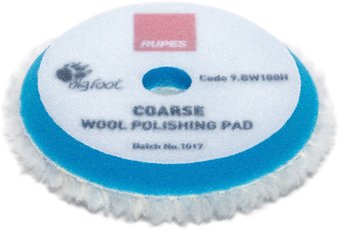 Полировальный круг Rupes Жесткий синий меховой полировальный диск 80/90мм