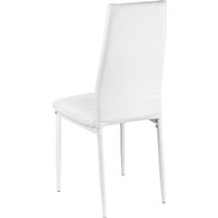 Стул Mio Tesoro Джия DC-060KD (белый/белый)