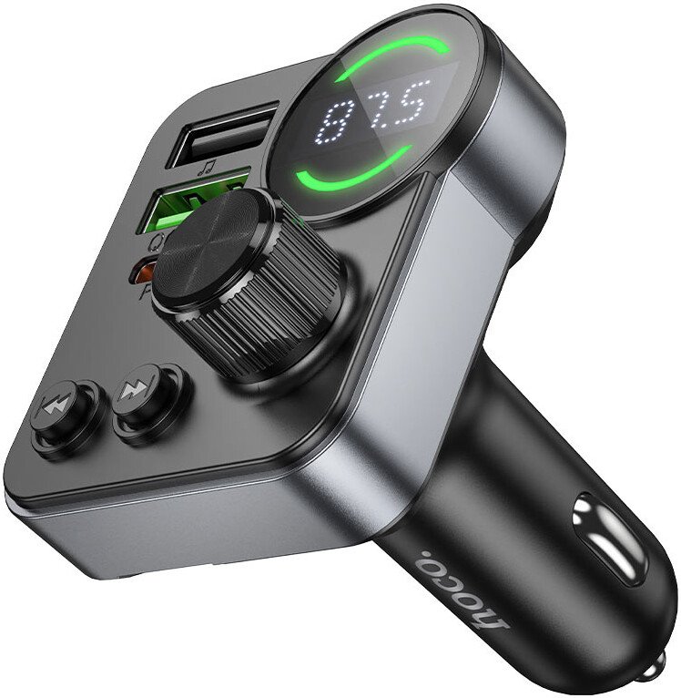 FM-модулятор Hoco E86 Alegria (черный)