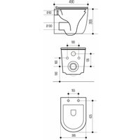 Унитаз подвесной Wave Solo 550507