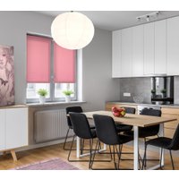 Мини рулонные шторы Delfa Сантайм Лен СРШ-01 МЭД2652 (52x160, розовый)