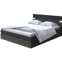 Кровать PROxSON Milton с ПМ 140x190 (черный/дуб кантербери)