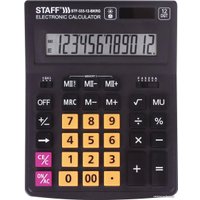 Бухгалтерский калькулятор Staff Plus STF-333-12-BKRG 250460