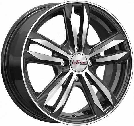 

Литые диски iFree Маскот (КС870) 15x6" 4x100мм DIA 67.1мм ET 35мм Блэк Джек