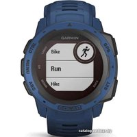 Умные часы Garmin Instinct Solar (голубой прилив)