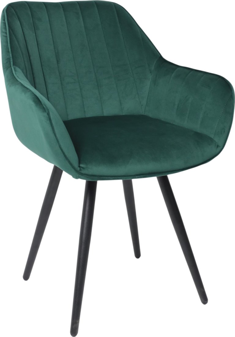 

Стул с подлокотниками Аврора Роан 2 (изумрудный велюр Mirey 32/черный)