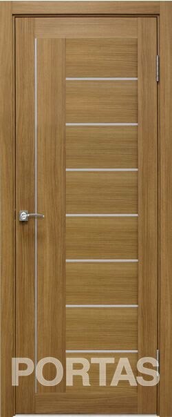 

Межкомнатная дверь Portas S29 60x200 (орех карамель, стекло мателюкс матовое)
