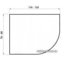 Душевая кабина Niagara NG-779-14L 120x80 (левая)