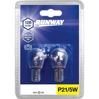 Лампа накаливания Runway P21/5W RW-P21/5W-b 2шт