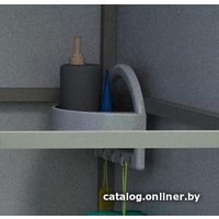 Душевая кабина для дачи с баком Импласт Премиум летний душ с тамбуром и подогревом 150 л