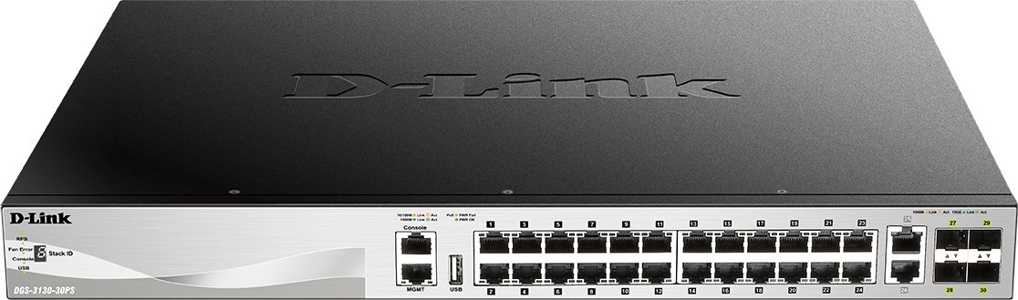 

Управляемый коммутатор 3-го уровня D-Link DGS-3130-30PS/B1A
