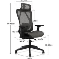 Офисное кресло byRoom Office Flame Black (черный)