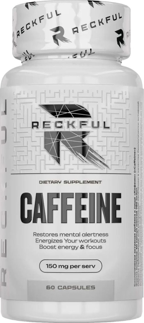 БАД Reckful Caffeine (60 капсул)