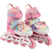 Роликовые коньки Cosmoride Cleo (р-р 35-38, белый/розовый)