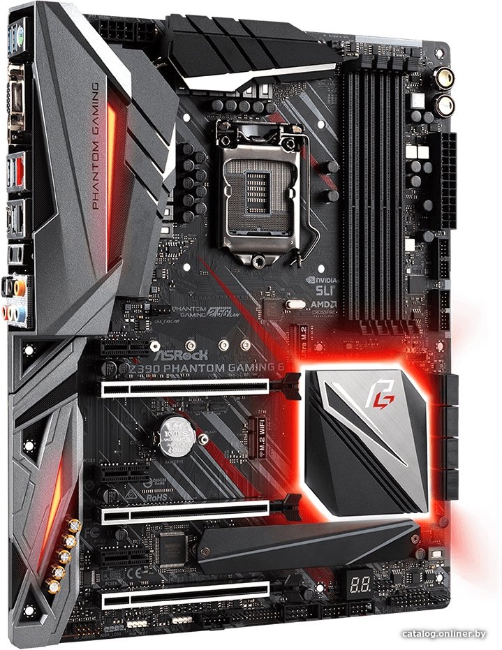 ASRock Z390 Phantom Gaming 6 материнскую плату купить в Минске