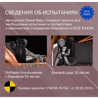 Детское автокресло Sweet Baby Crosstour 360 SPS Isofix 0-36 (винный/черный)