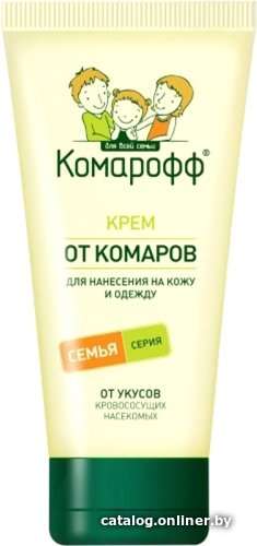 Крем от насекомых Комарофф от укусов кровососущих насекомых 100 мл