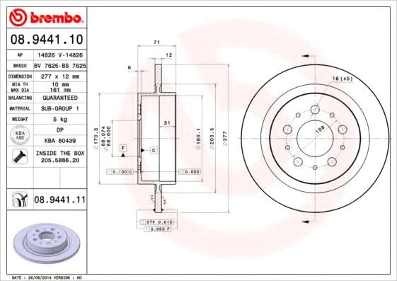 

Brembo 08944111