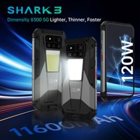 Телефон Unihertz Shark 3 16GB/512GB (черный/серый)