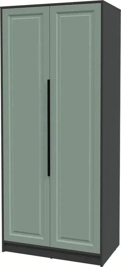 

Шкаф распашной Интерлиния Концепт КТ-Ш2 Деко (антрацит/мята)