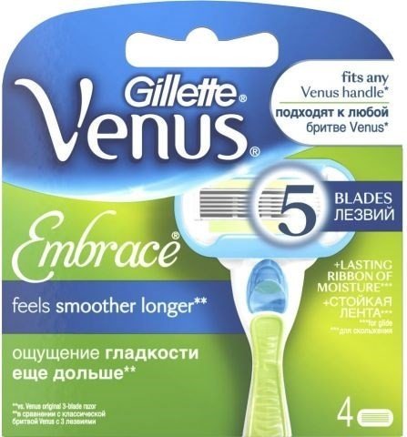 

Сменные кассеты для бритья Gillette Venus Embrace (4 шт) 7702018955527