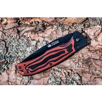 Складной нож Kizlyar Supreme Prime D2 Black Titanium G10