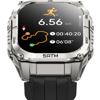 Умные часы Kospet Tank M4C (серебристый)