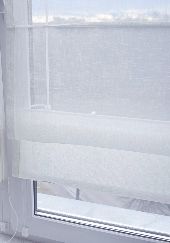 

Римская штора Delfa Макси Natali СШД-02М-214/001 (130x160, белый)