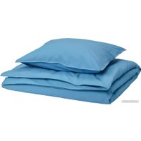 Пододеяльник Ikea Энгслилья с наволочкой 705.687.58 (голубой)