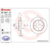  Brembo 08A60711