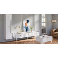 Шкаф распашной Неман мебель Лоренсо МН-043-03 (белый) в Солигорске