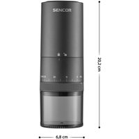 Аккумуляторная кофемолка Sencor SCG 4000BK