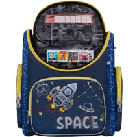 Школьный рюкзак Grizzly RAr-081-1 (темно-синий)