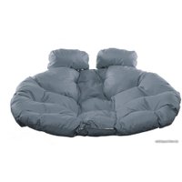 Подвесное кресло M-Group Для двоих 11450109 (белый ротанг/серая подушка)