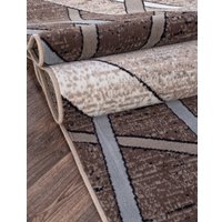 Ковер для жилой комнаты Merinos Sierra D487-STAN-BEIGE-BROWN-2 (1.5x3)