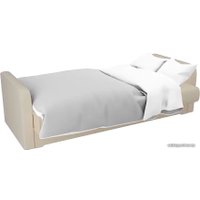 Диван Лига диванов Надежда 103086 (экокожа, бежевый)