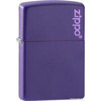 Зажигалка Zippo Classic Purple Matte Zippo Logo 237ZL