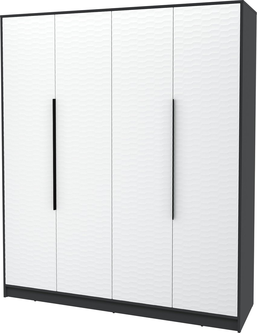 

Шкаф распашной Интерлиния Концепт Зодиак КТ-Ш4 (антрацит/белый)