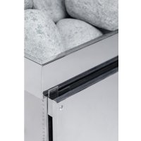 Свободностоящая печь-камин Инвент Малая с теплообменником (с экраном)