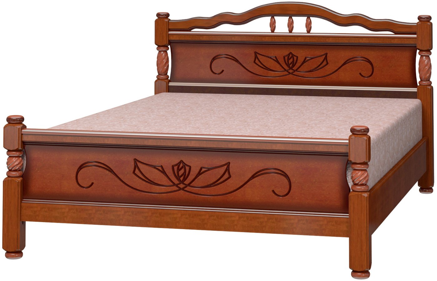Кровать Bravo Мебель Эрика 5 120x200 (орех)