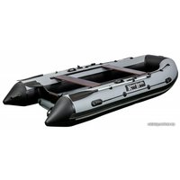 Моторно-килевая лодка RiverBoats 410 НДНД (серый/черный)