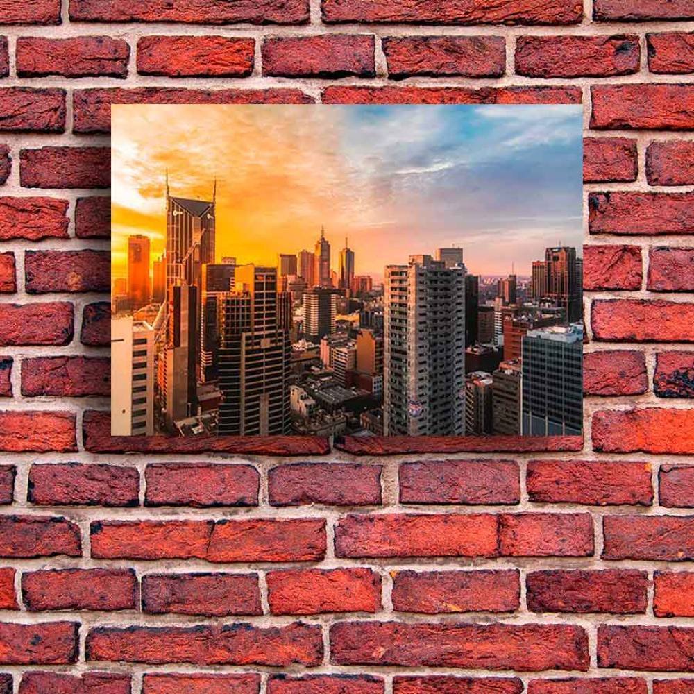 

Картина на стекле Stamprint Рассвет над Монреалем ST008 (70x100)