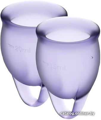 Менструальная чаша Satisfyer Feel Confident (лиловый)