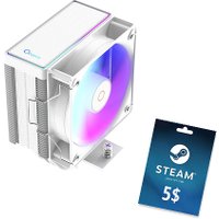 Кулер для процессора Ocypus Gamma A40 WH ARGB + буклет-вкладыш на 5 для Steam (Европа, Россия)