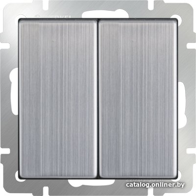 Выключатель Werkel WL02-SW-2G (глянцевый никель)