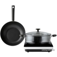 Настольная плита Xiaomi Mijia Home Induction Cooker A1 (китайская версия, с кастрюлей и сковородкой)
