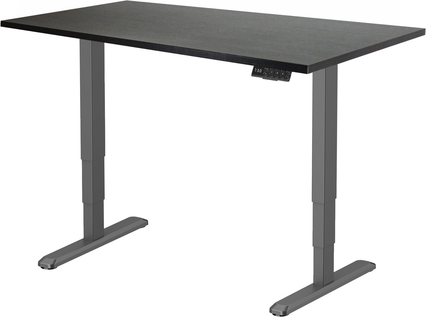 

Стол для работы стоя ErgoSmart Unique Ergo Desk 1380х800х25 мм (дуб мореный/черный)