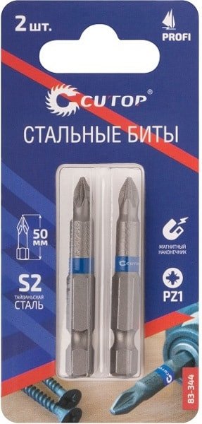 

Набор бит Cutop Profi 83-344 (2 предмета)