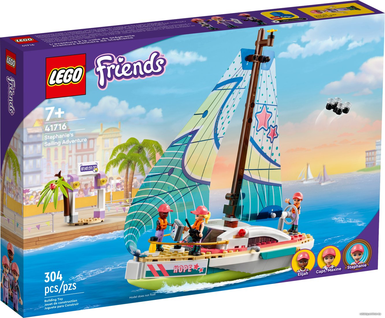Конструктор LEGO Friends 41716 Приключения Стефани на яхте